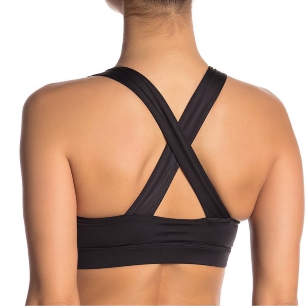 Electric Yoga - Lusting Scalloped Black Sports Bra - Picture 2 of 11